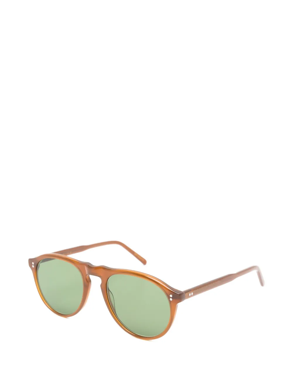 Lesca Tony pilot-frame sunglasses Bruin