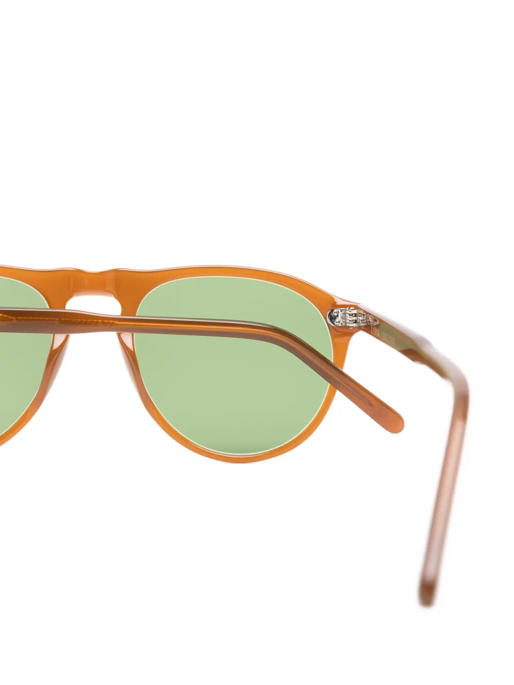 Lesca Tony pilot-frame sunglasses Bruin