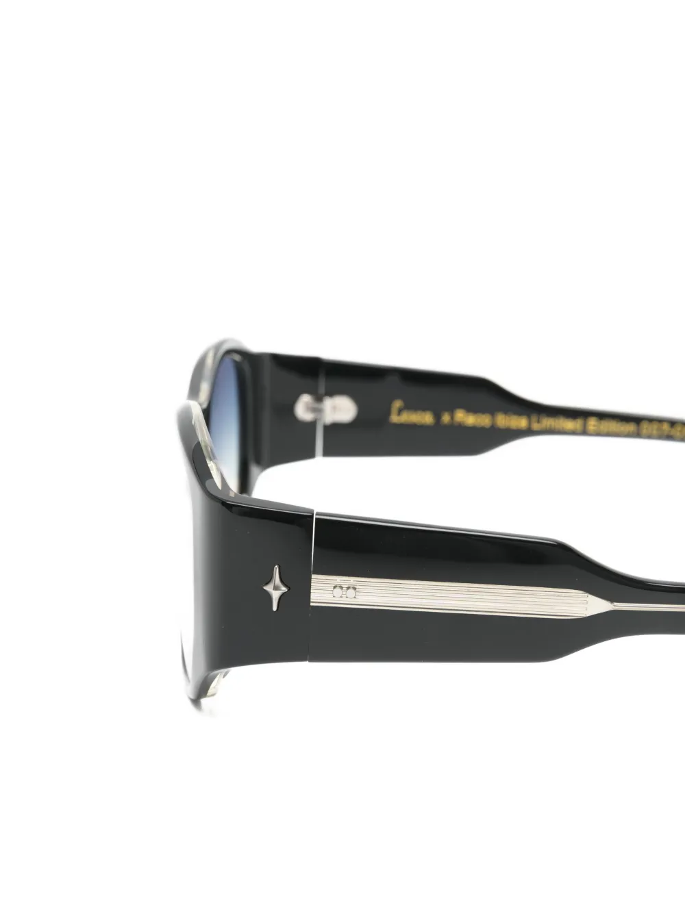 Lesca Diego square-frame sunglasses Zwart