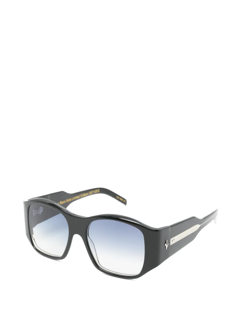 Lesca Diego square-frame sunglasses Zwart