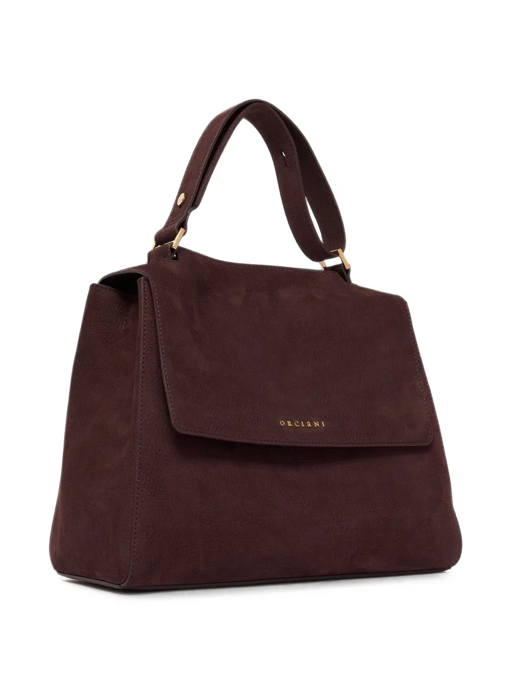 Orciani medium Sveva leather tote bag Bruin