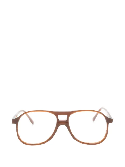 Lesca Rock pilot-frame glasses