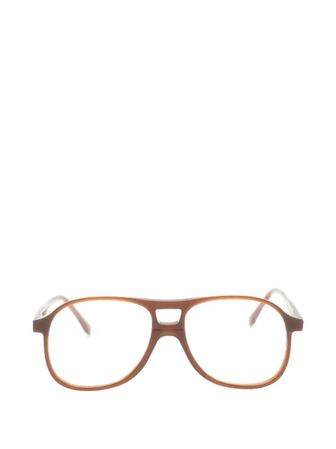 Lesca Rock pilot-frame glasses