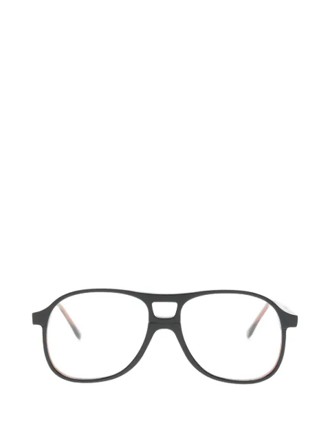 Lesca Rock pilot-frame glasses