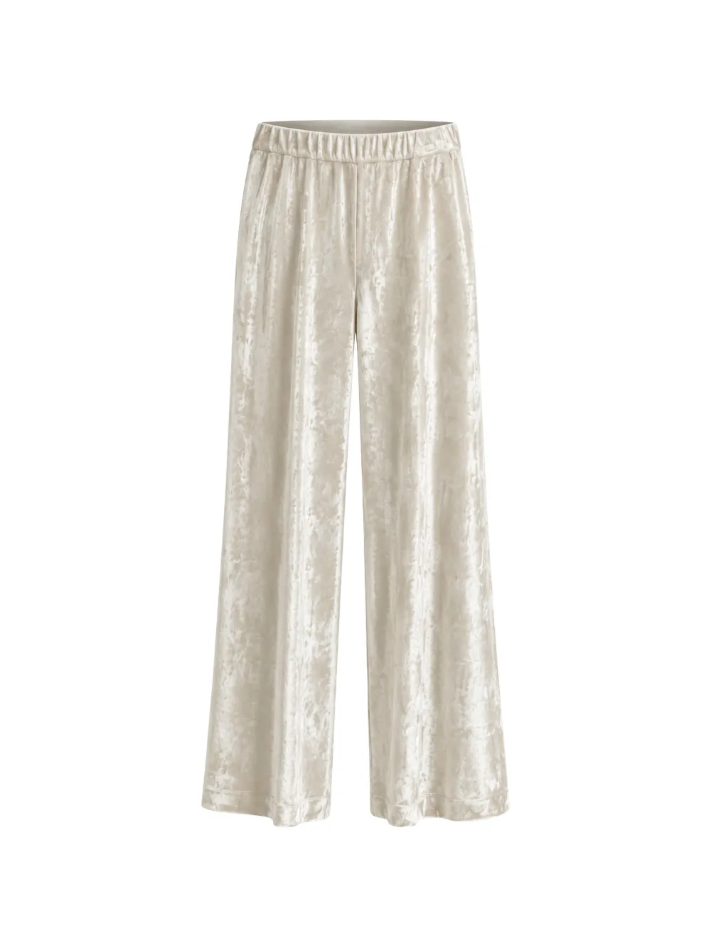 Jucca crushed-velvet palazzo pants