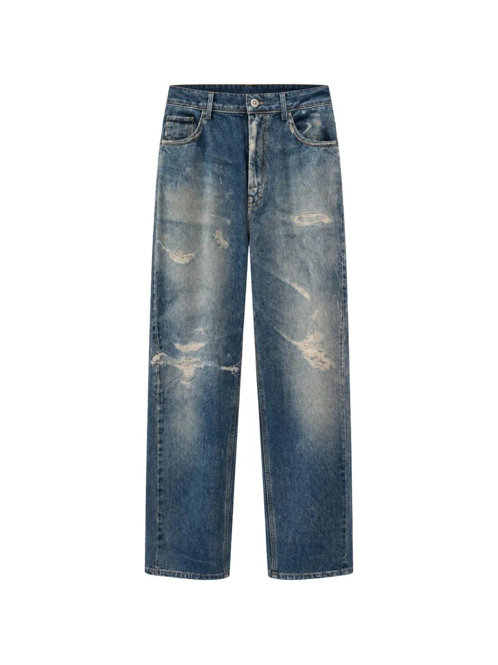 Jucca distressed faded jeans - Blu