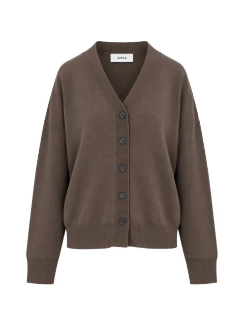 Jucca V-neck button-up cardigan