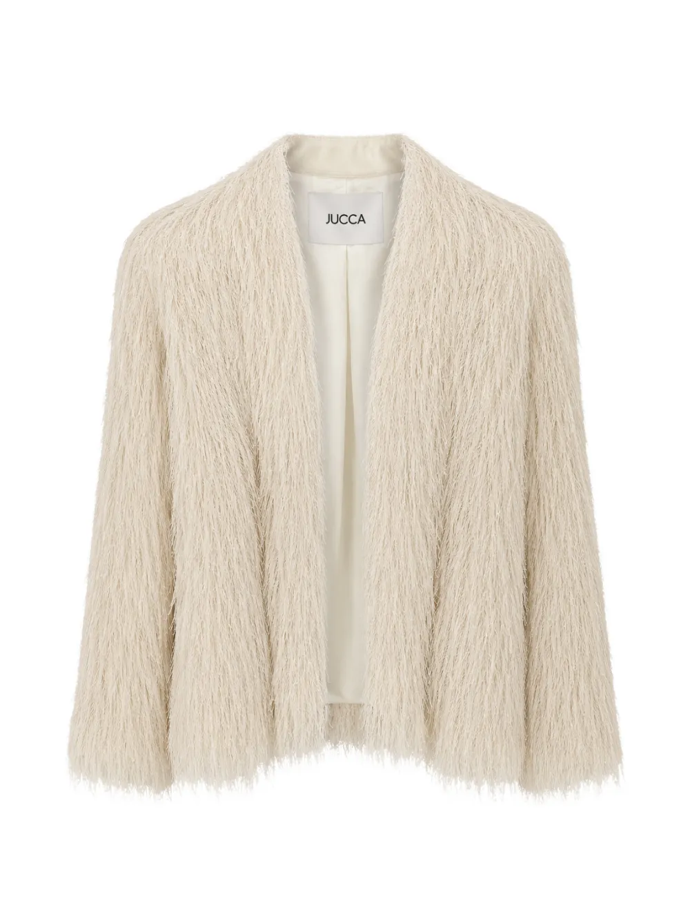 Jucca faux-fur open-front jacket - Toni neutri