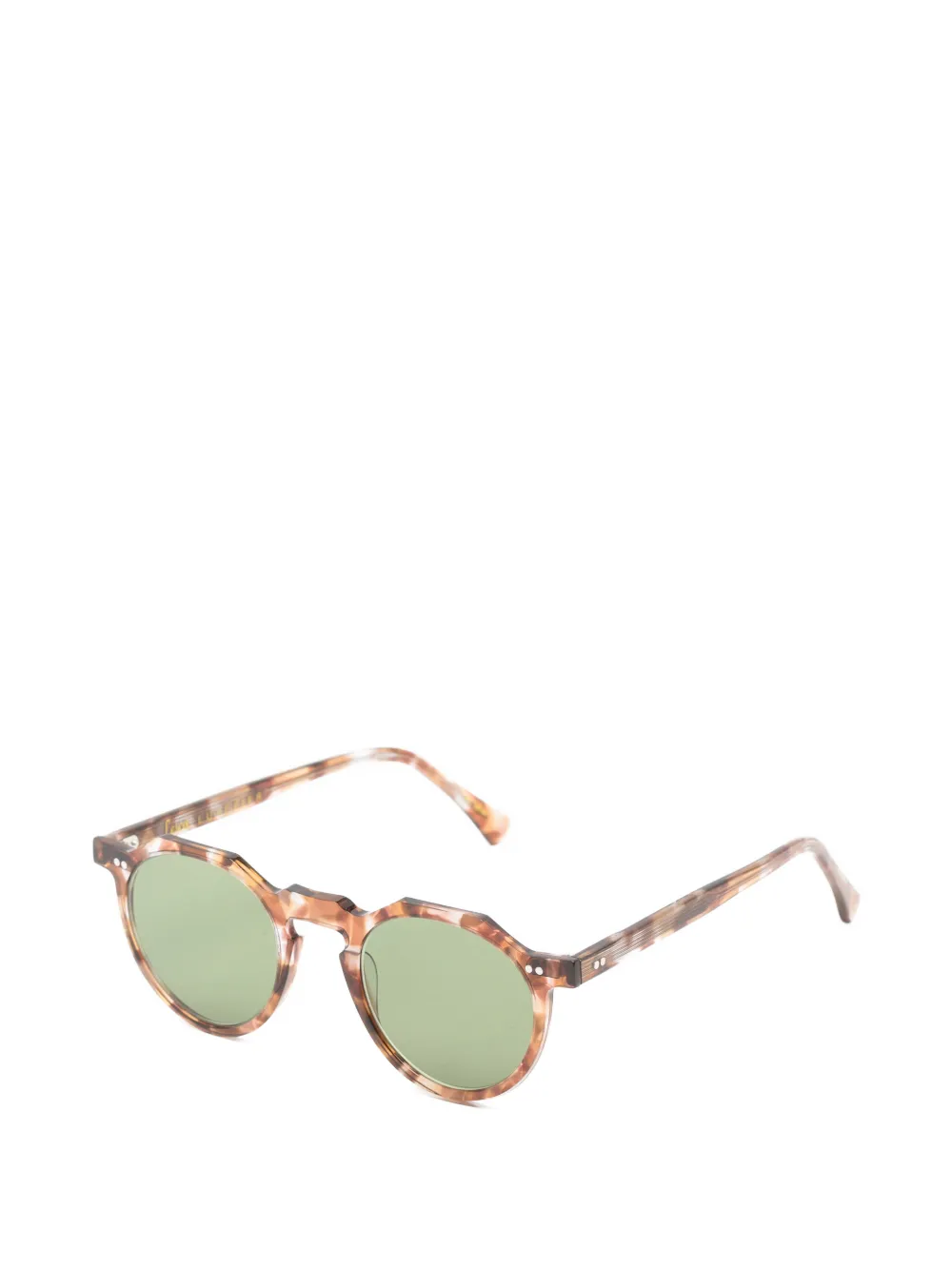 Lesca Bloc geometric-frame sunglasses Bruin