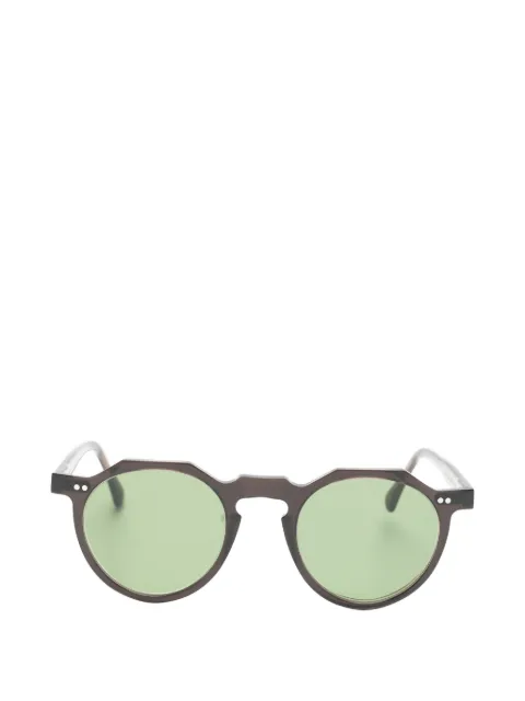 Lesca Bloc geometric-frame sunglasses