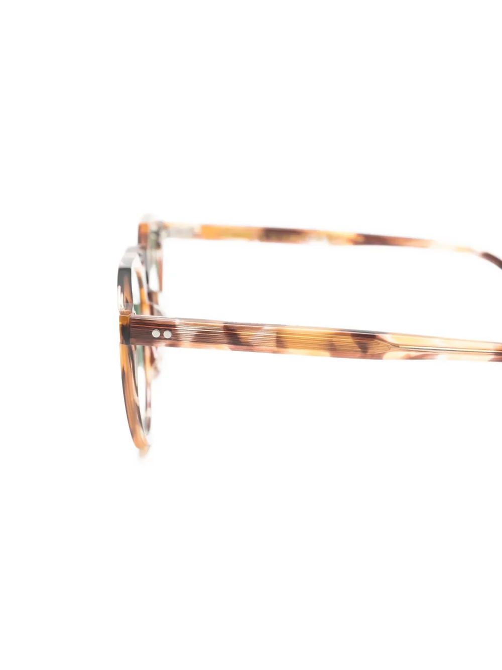 Lesca Bloc geometric-frame sunglasses Bruin