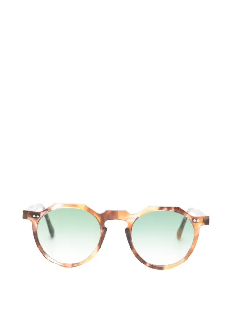 Lesca lunettes de soleil Bloc à monture géométrique
