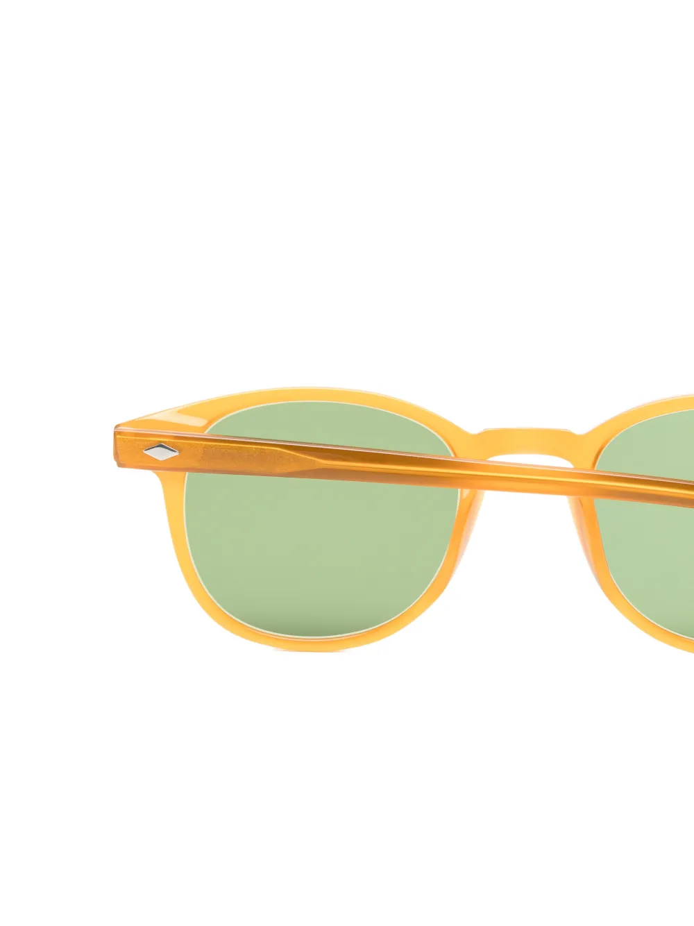 Lesca round-frame sunglasses Oranje