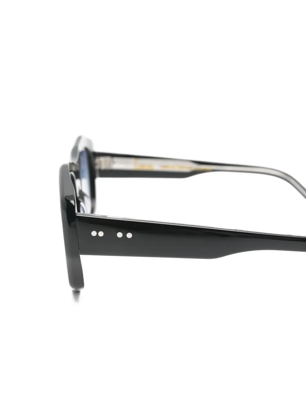 Lesca Peggy geometric-frame sunglasses Zwart