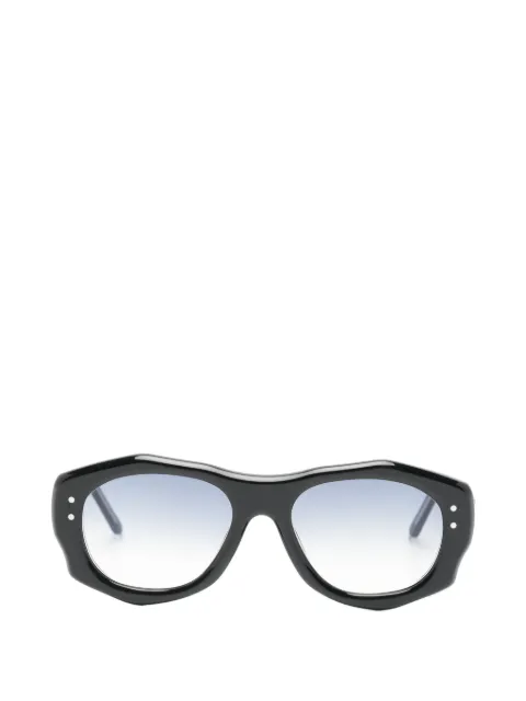 Lesca Peggy geometric-frame sunglasses