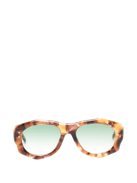 Lesca Peggy round-frame sunglasses
