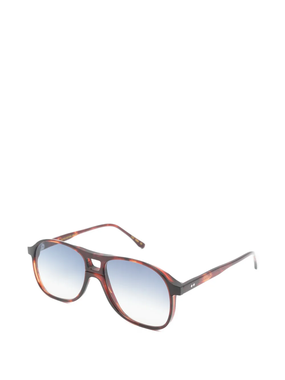 Lesca Rock pilot-frame sunglasses Bruin