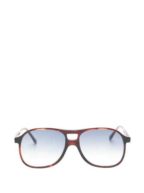 Lesca Rock pilot-frame sunglasses