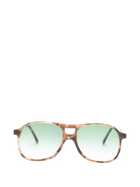 Lesca Rock pilot-frame sunglasses