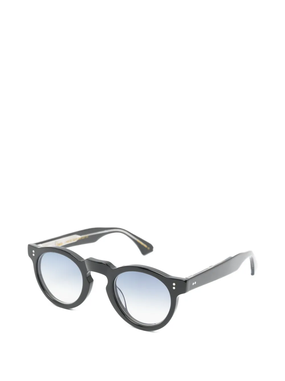 Lesca Coda round-frame sunglasses Zwart
