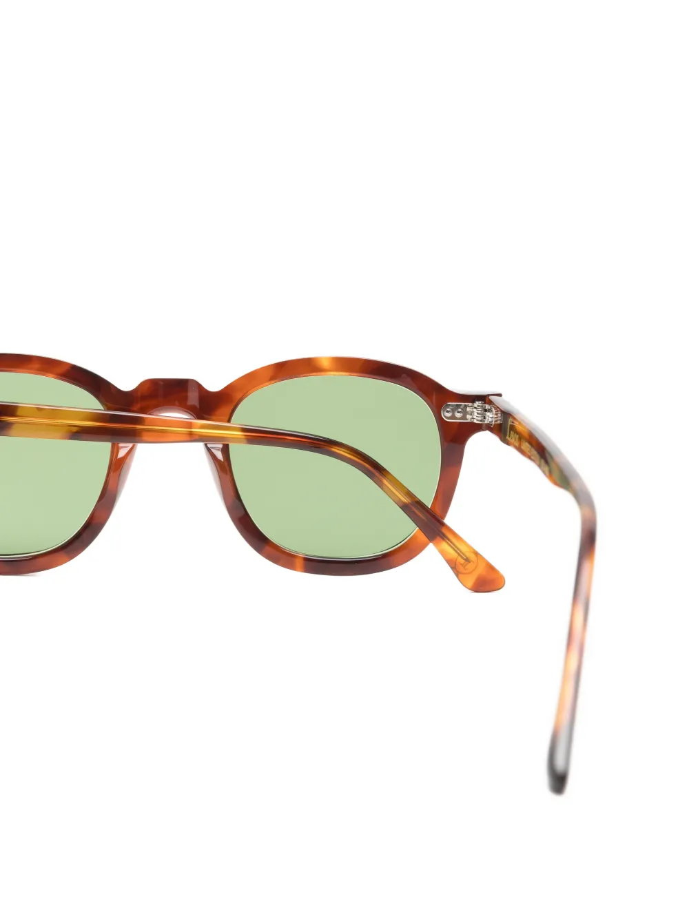 Lesca Ando round-frame sunglasses Bruin