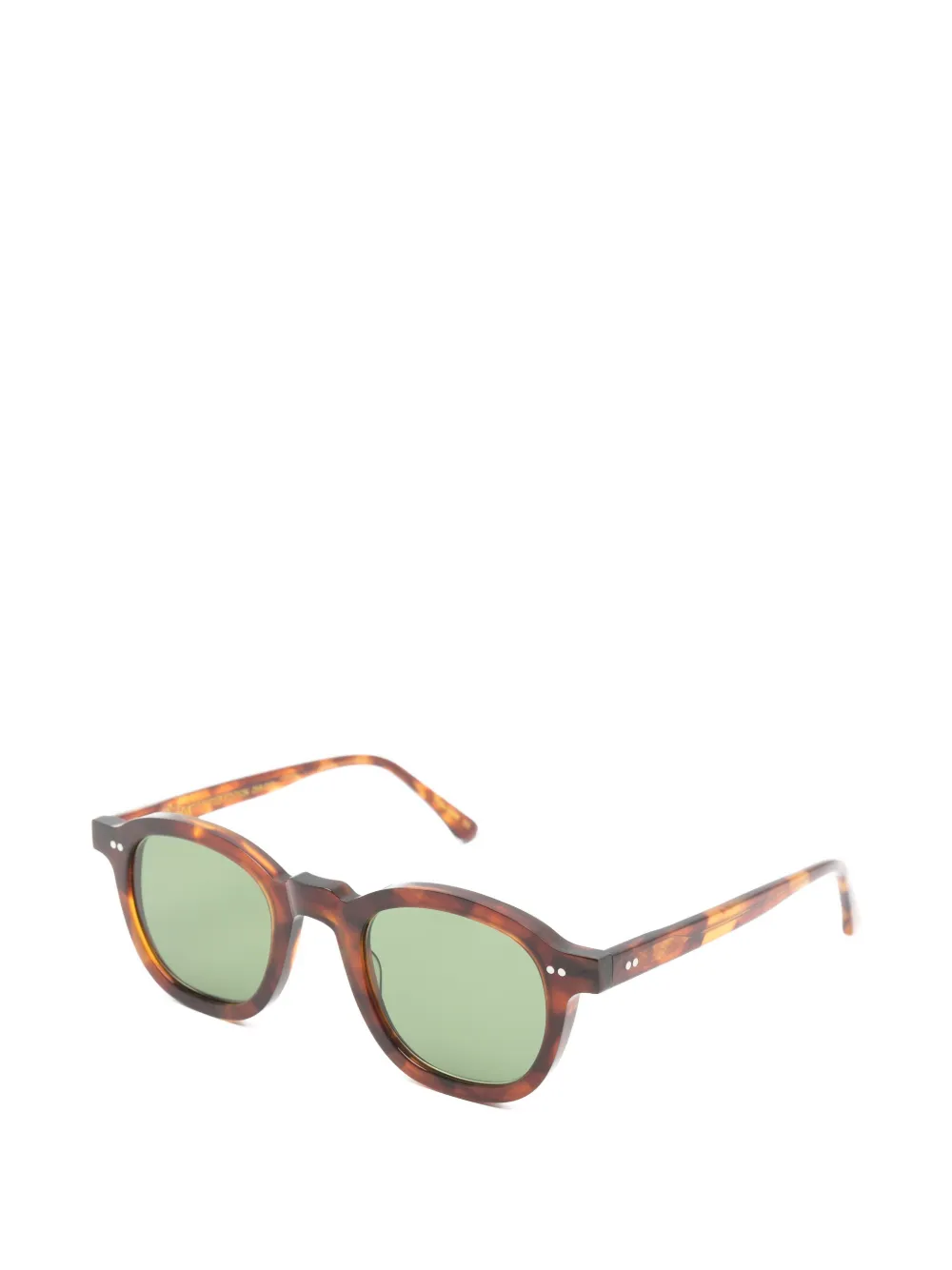 Lesca Ando round-frame sunglasses Bruin
