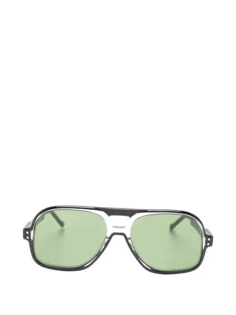Lesca Lotus pilot-frame sunglasses