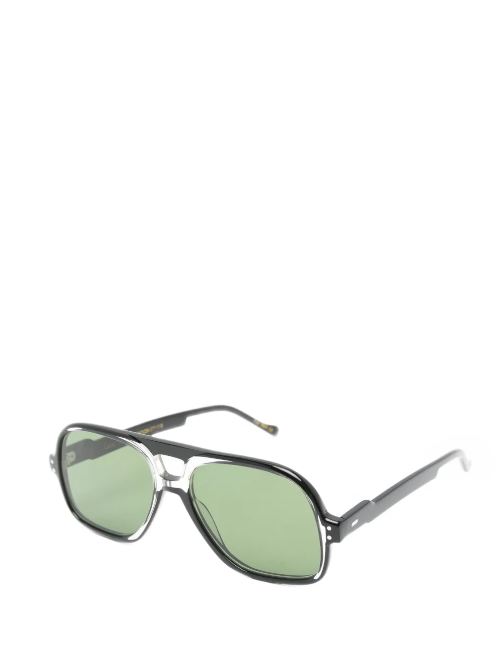 Lesca Lotus pilot-frame sunglasses Zwart
