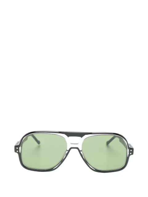 Lesca Lotus pilot-frame sunglasses