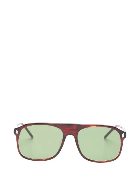 Lesca Club pilot-frame sunglasses