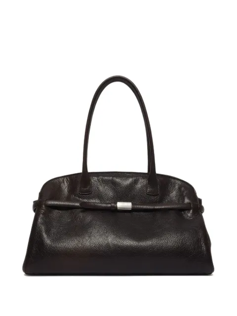Orciani large Aura Lagoon embossed-leather tote bag
