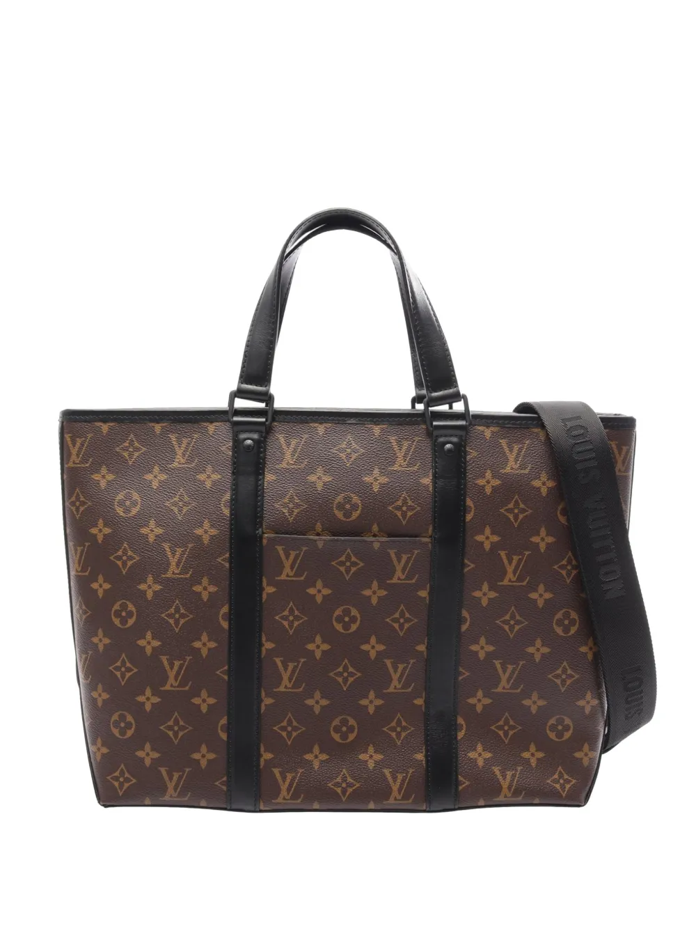 Louis Vuitton Pre-Owned 2000-2026 Monogram Macassar Weekend Tote PM satchel - Marrone