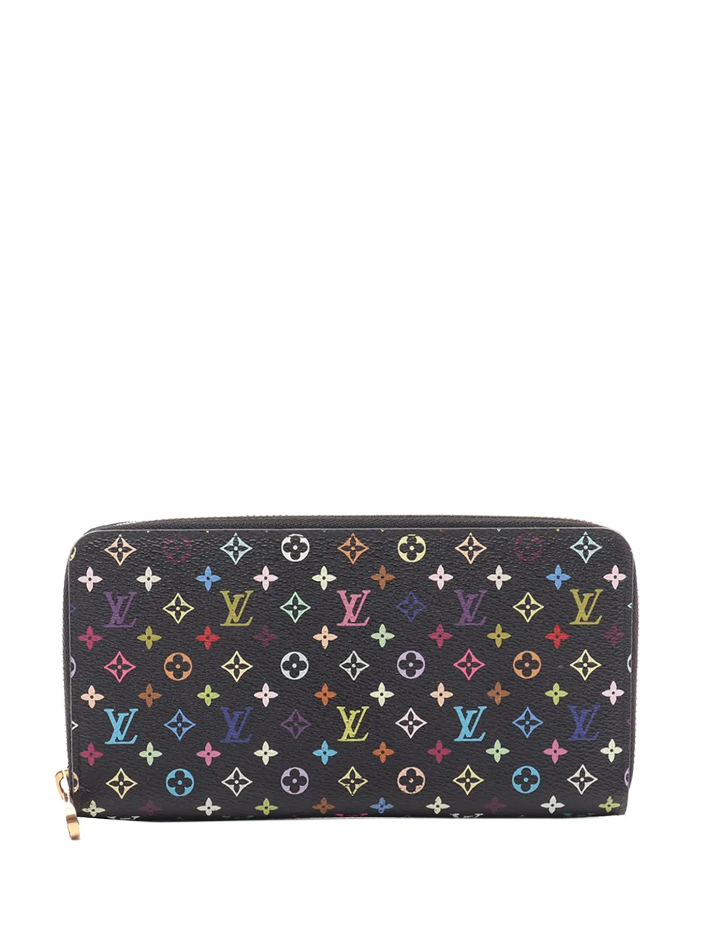 Louis Vuitton Pre-Owned 2012 Monogram Multicolore Zippy Wallet long wallets - Nero