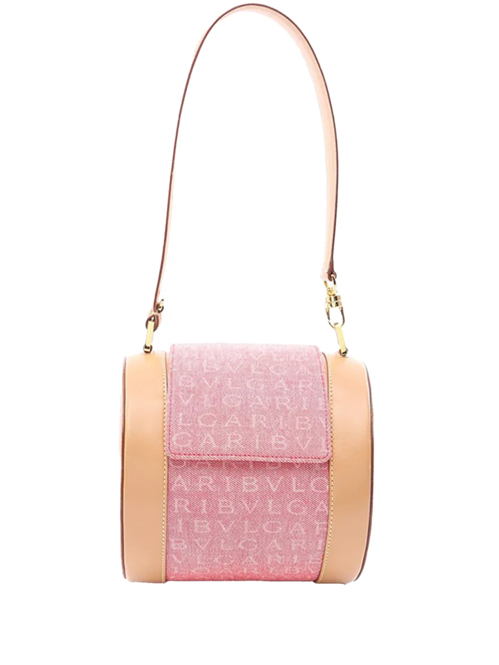 Bvlgari Pre-Owned sac à main Cylinder en toile Logomania (2010-2026) - Rose