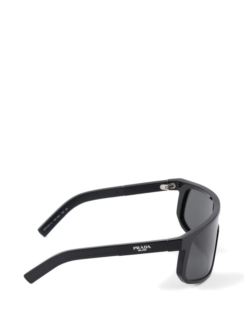 Prada Eyewear Zonnebril met Prada-logo Zwart