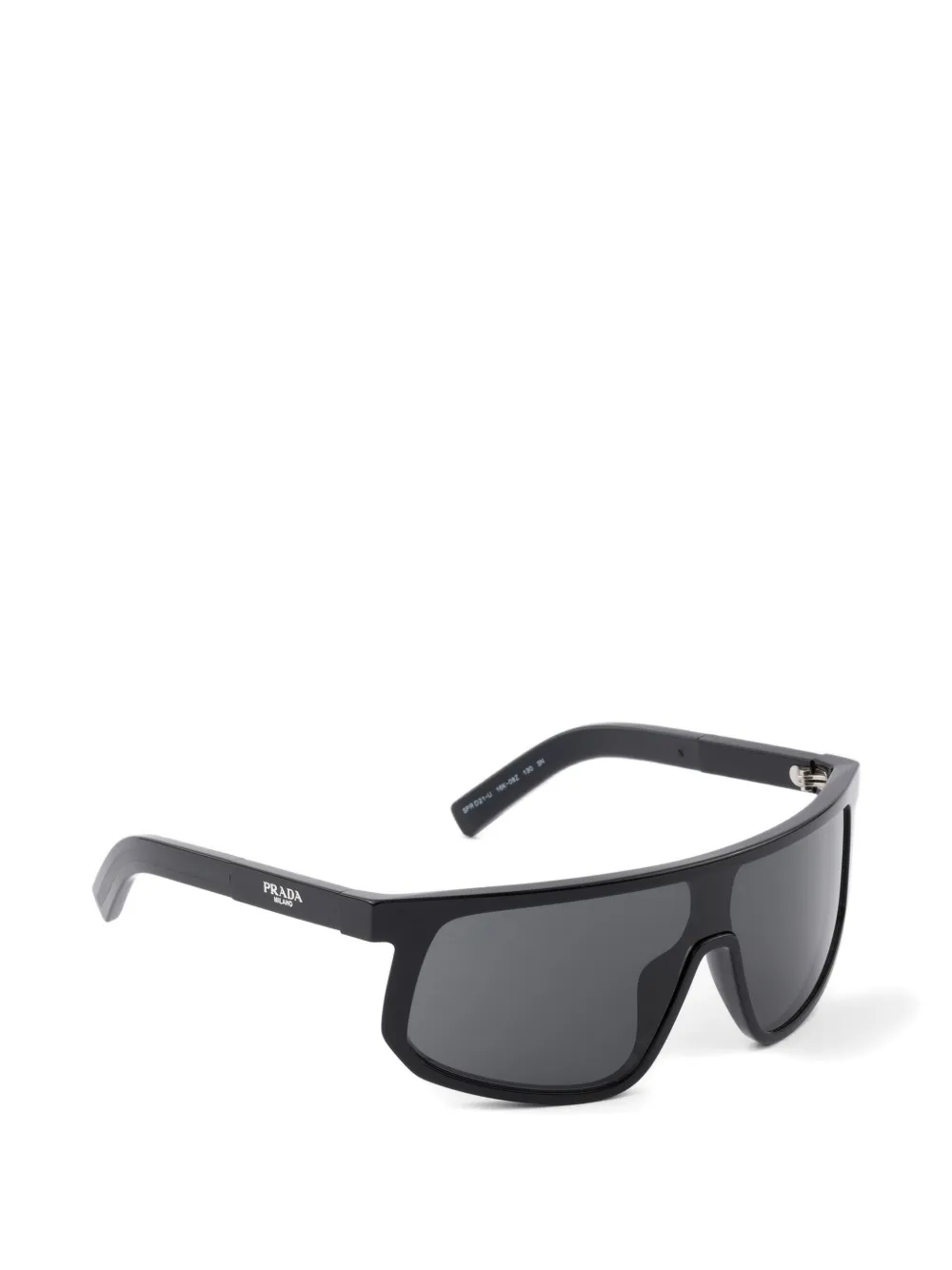 Prada Eyewear Zonnebril met Prada-logo Zwart