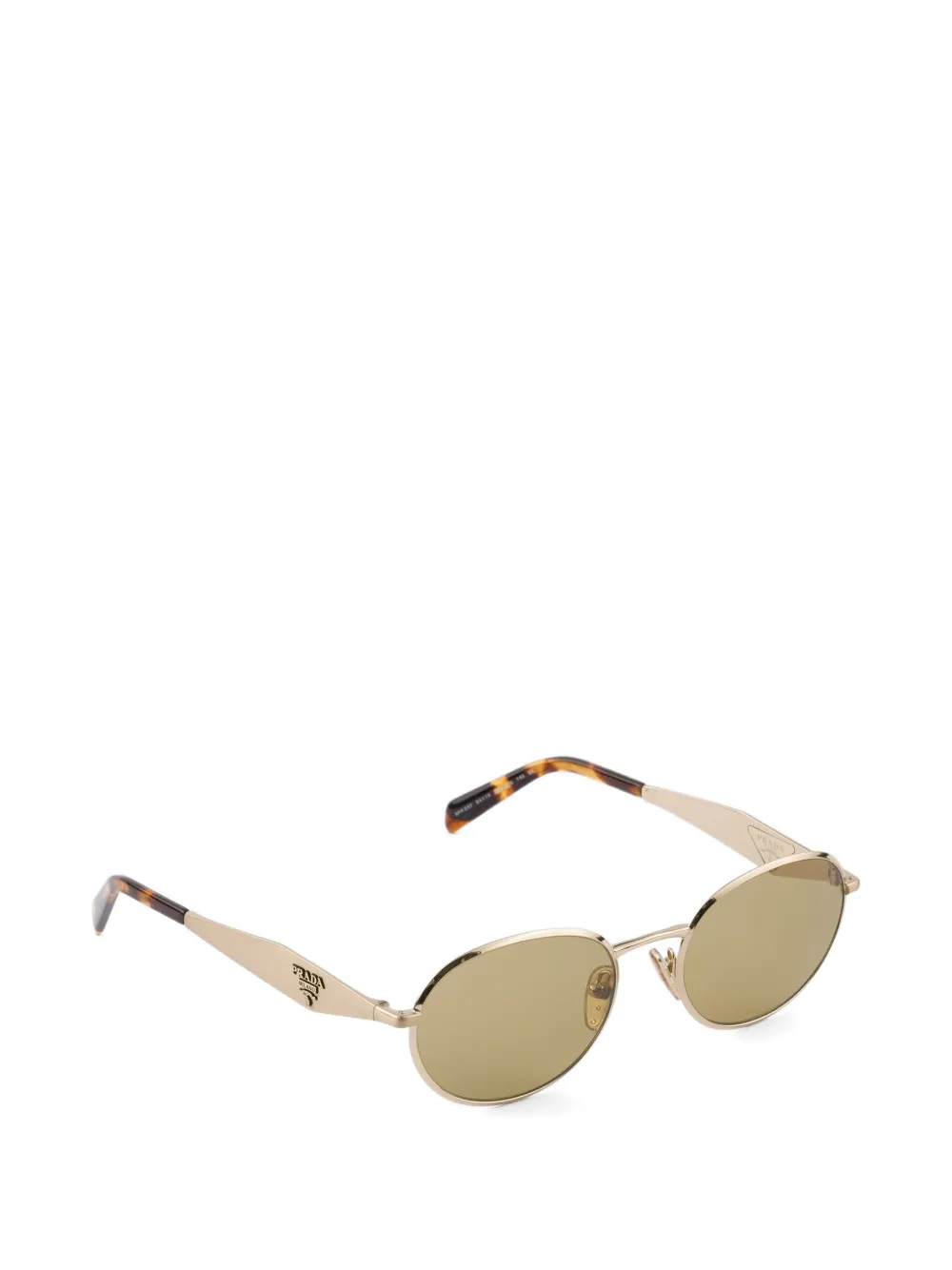 Prada Eyewear Zonnebril met Prada-logo Goud