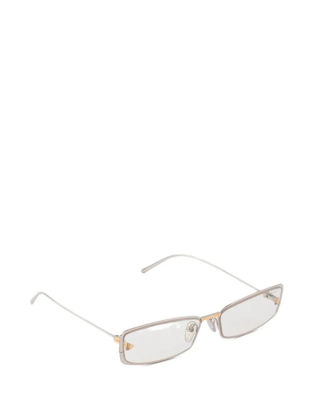 Prada Eyewear Runway zonnebril met getinte glazen Zilver