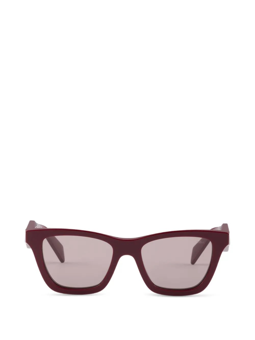 Prada Eyewear Zonnebril met logo Rood
