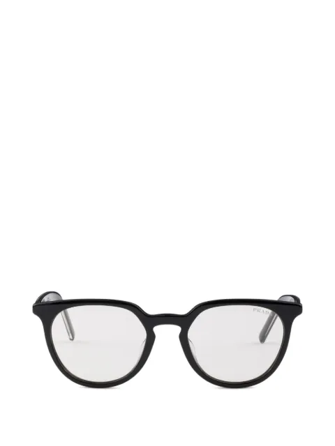 Prada sunglasses with the iconic metal plaque