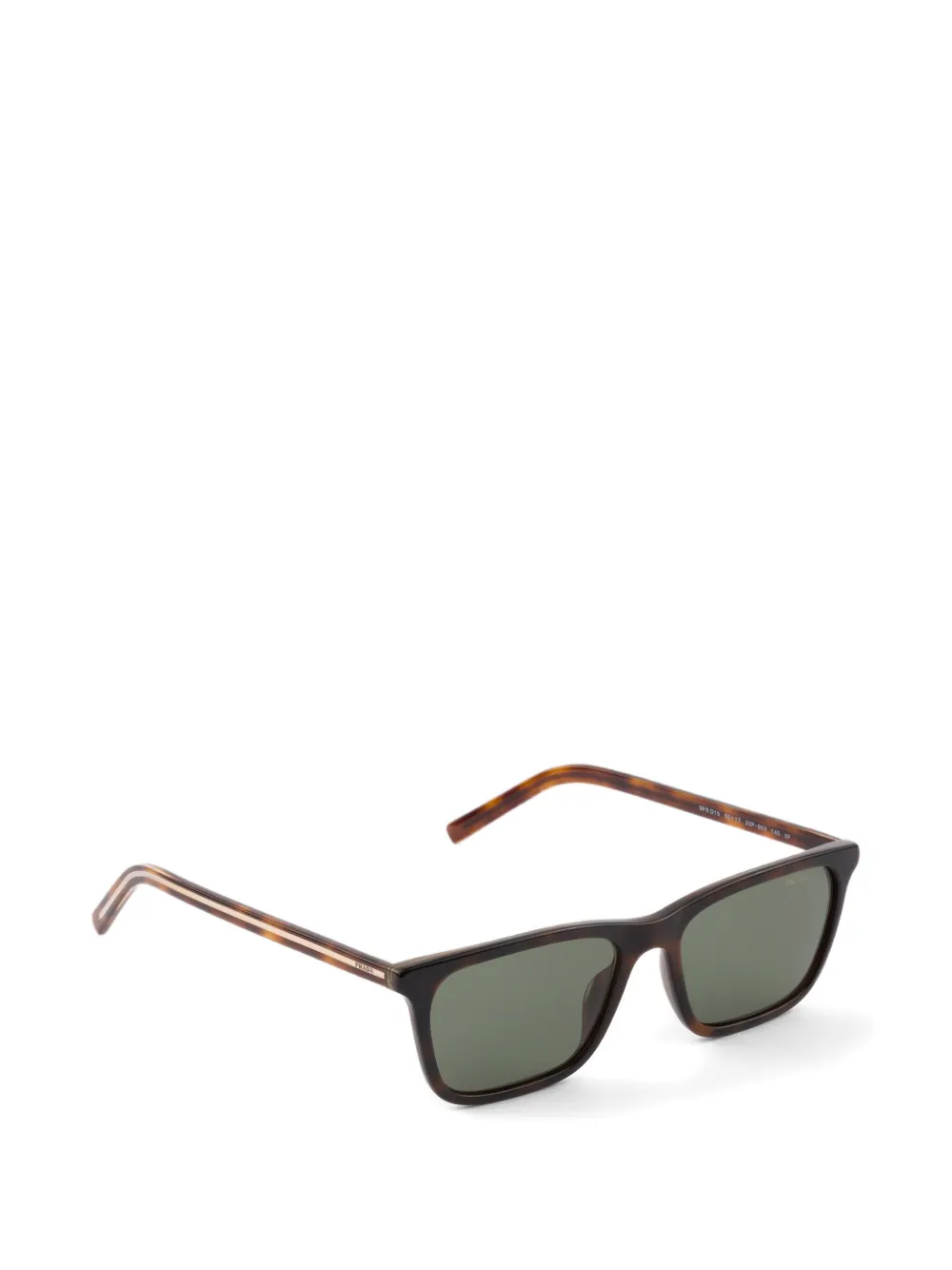 Prada Eyewear Zonnebril met logo Bruin