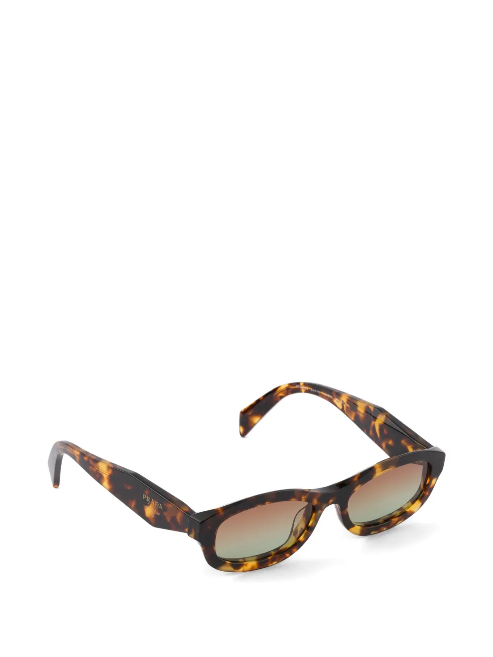 Prada Eyewear Zonnebril met Prada-logo Bruin