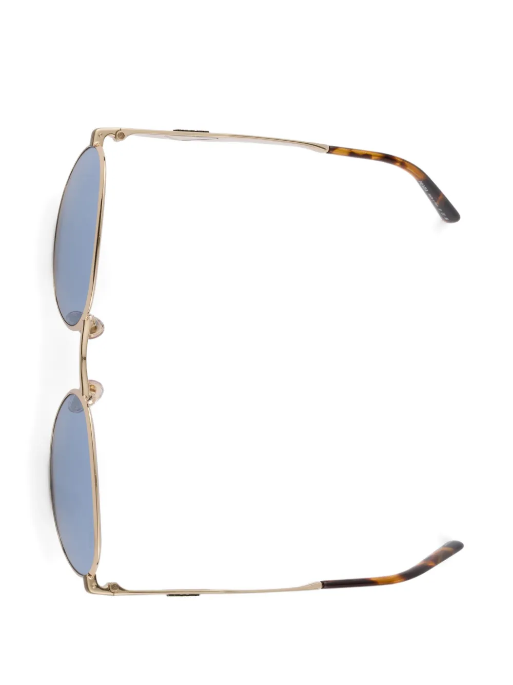 Prada Eyewear Zonnebril met logo Goud
