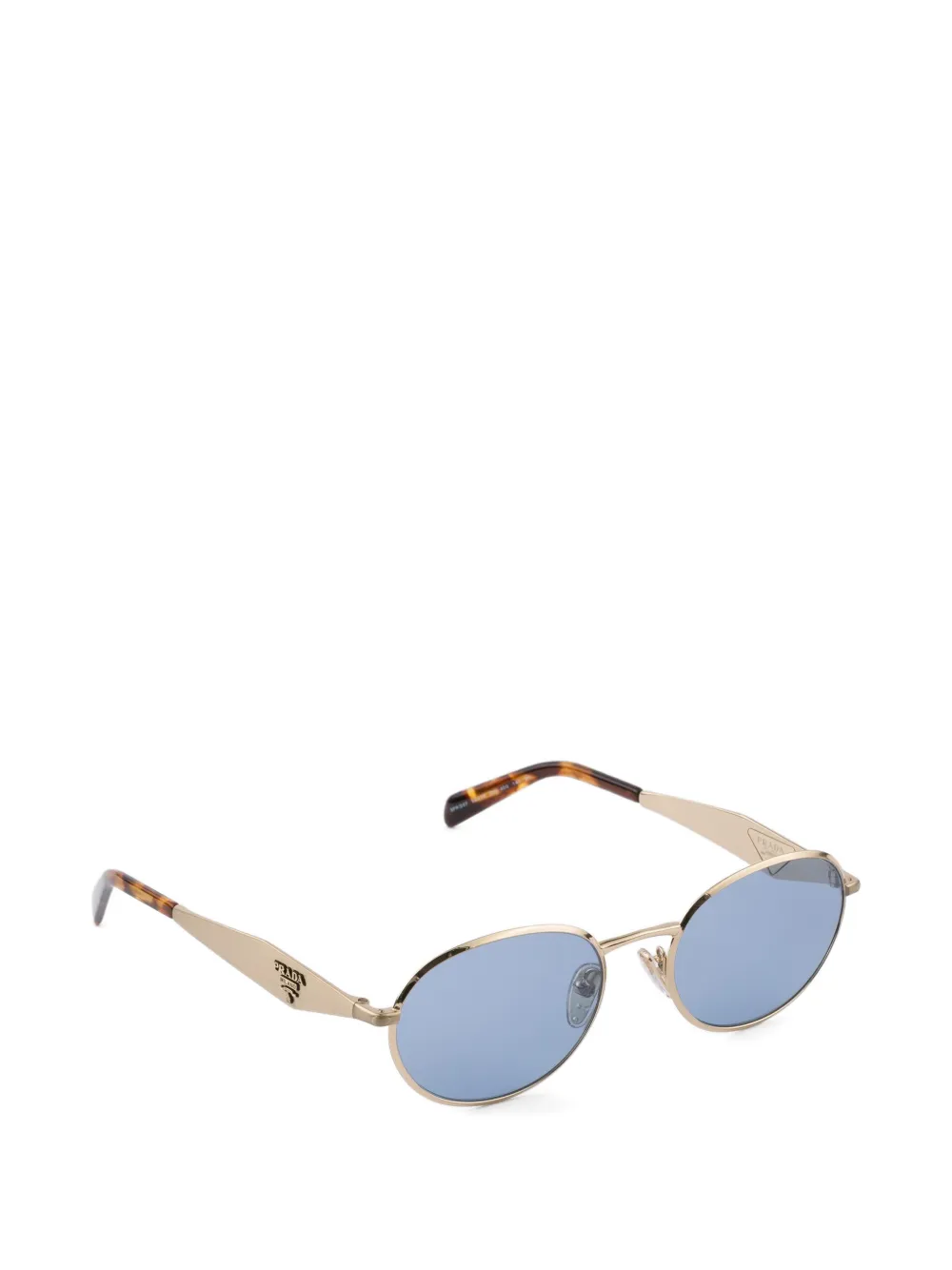Prada Eyewear Zonnebril met logo Goud