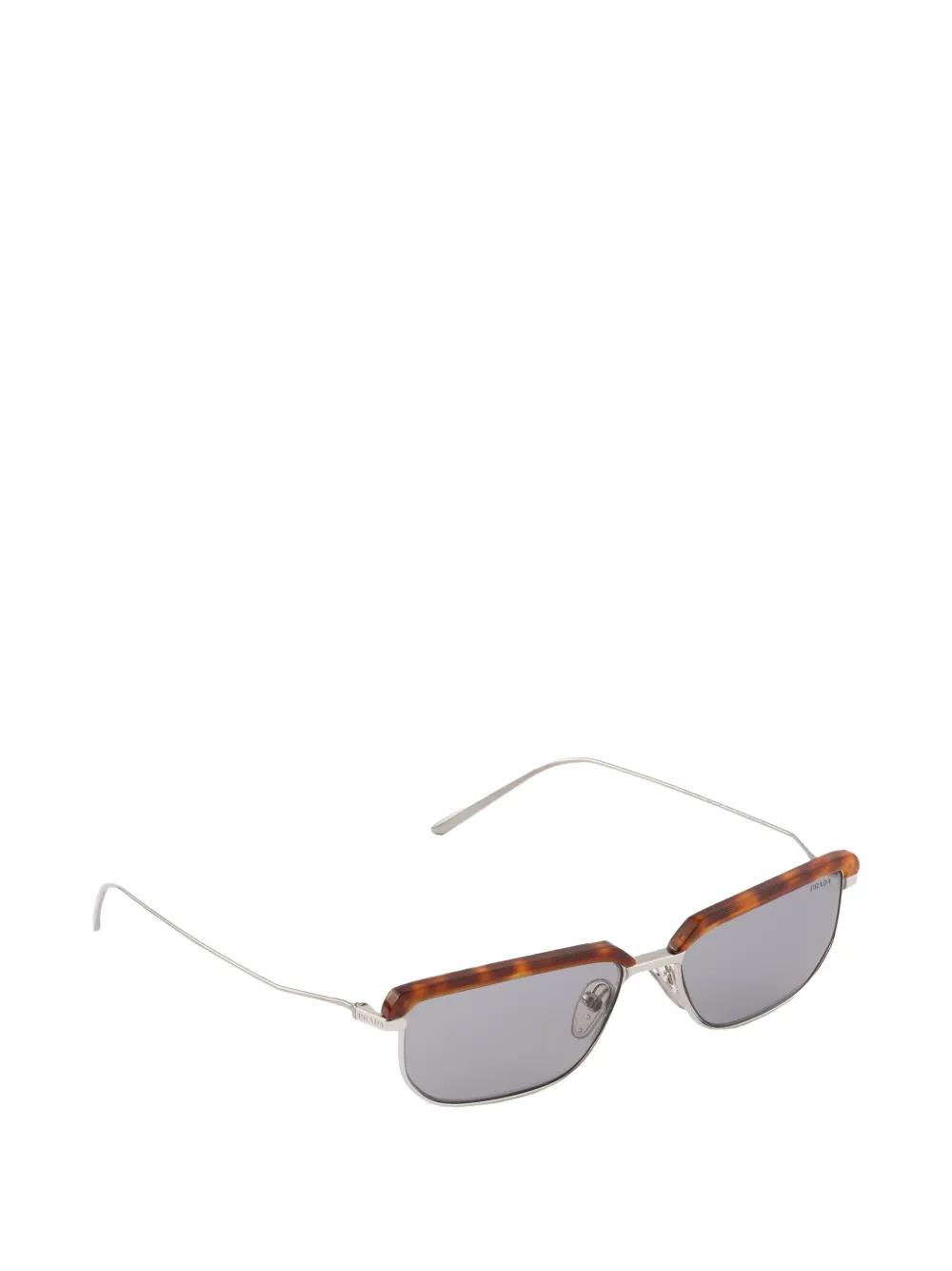 Prada Eyewear Runway zonnebril met getinte glazen Bruin