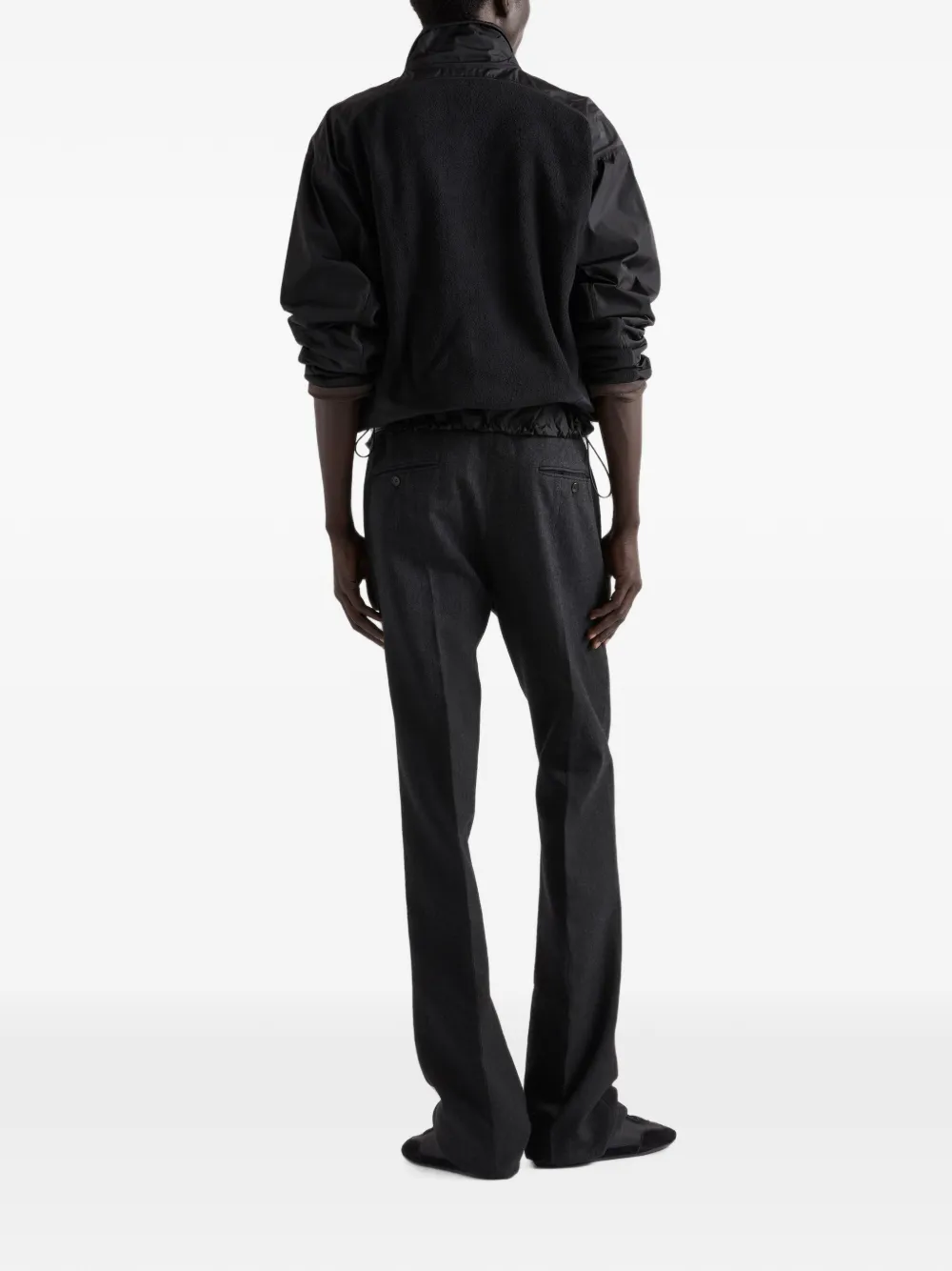 Prada Fleece jack Zwart
