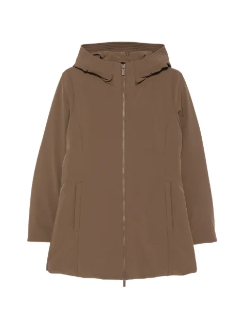 Woolrich hooded zip-up coat