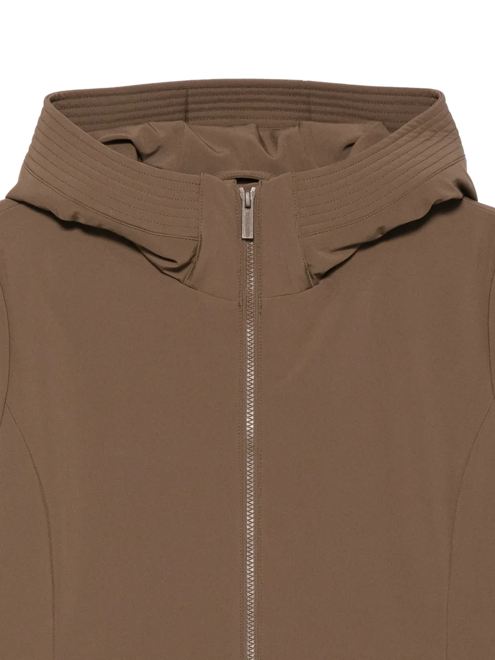 Woolrich hooded zip-up coat Bruin
