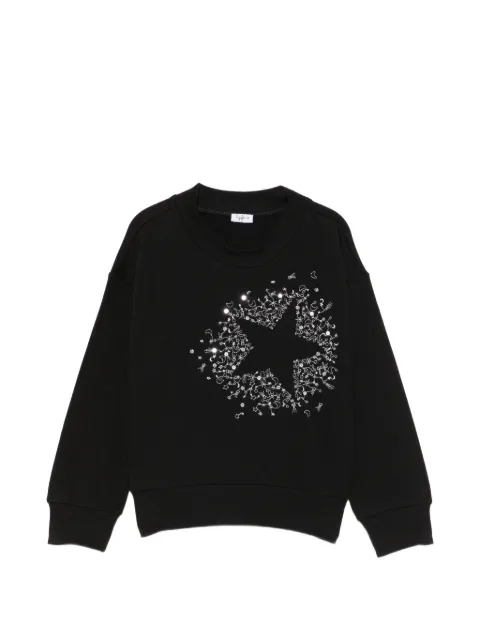Il Gufo sequin-embellished star-print sweatshirt