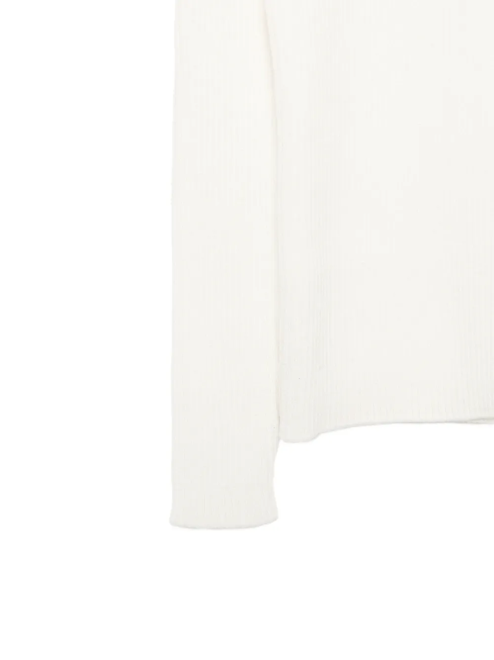 Il Gufo ribbed-knit roll-neck sweater Wit